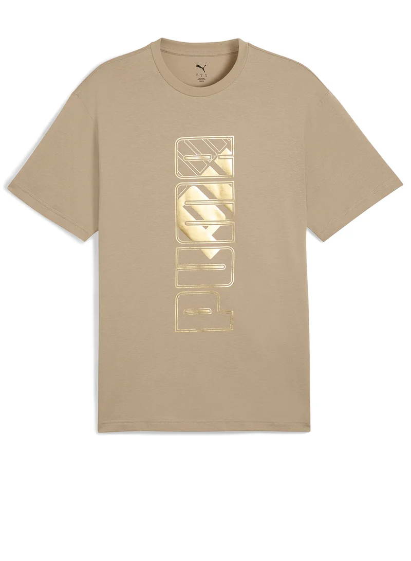 بوما تي شيرت مريح معدني