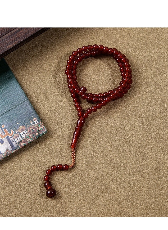 GRKC 99 Beads Acrylic Tasbih Prayer Beads – Lightweight, Durable, Perfect Ramadan Gift  - Image 1