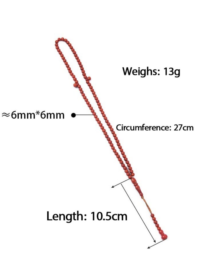 GRKC 99 Beads Acrylic Tasbih Prayer Beads – Lightweight, Durable, Perfect Ramadan Gift  - Image 3