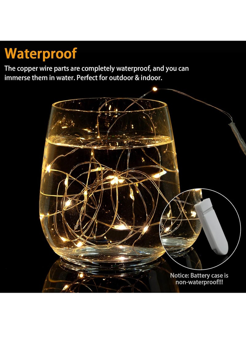 3-Pack Fairy String Lights with Battery and Flexible Copper Wire 2Mtr Mini 20 LEDs Strip Warm White LEDs for Christmas EID Ramadan Diwali Decoration Firefly LED Single Mode Battery Box Button ON OFF - pzsku/Z73194AA7115F05425CC7Z/45/_/1695716385/29be372c-76b3-4d79-95f0-7323114f0ec1