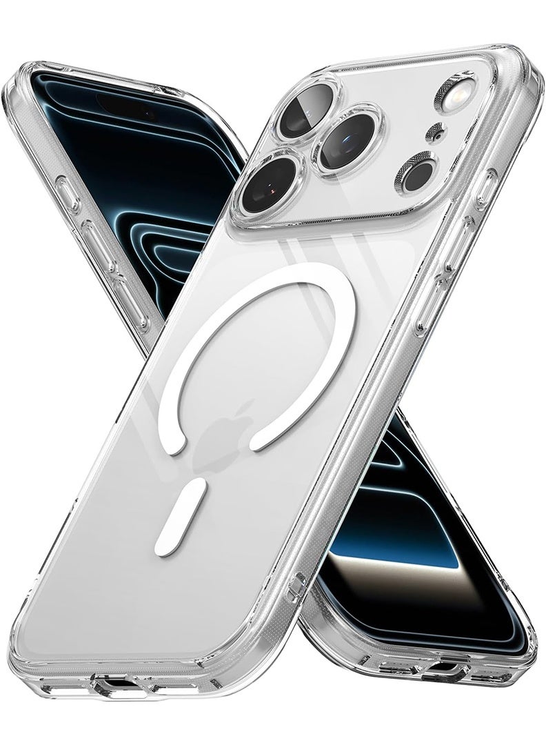 Rivin iPhone 17 Pro Case Magsafe Compatible Strong Magnet Upgraded Shutter Button Delay Yellowing iPhone 17 Pro Cover Military-Grade Protection Wear-Resistant 17 Pro Case Magnetic Compatible - Image 1