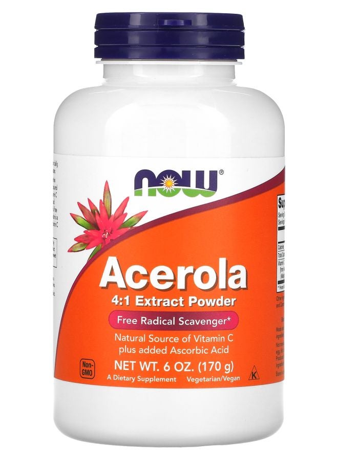 now Acerola 4:1 Extract Powder 6 oz (170 g)