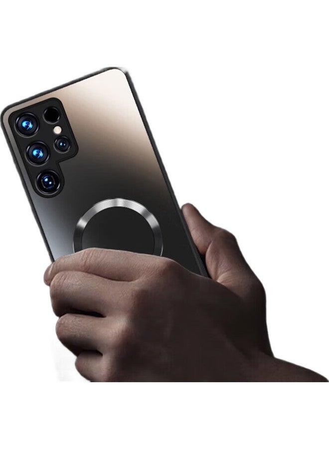 Neyaa Nai Xiao Ya [Ag Frosted] Samsung S23 Ultra Phone Case, S23 Ultra Protective Cover, Magnetic Charging, Ultra-Thin Frosted Full Protection, Shockproof, For Men And Women, Graphite Black - Image 3