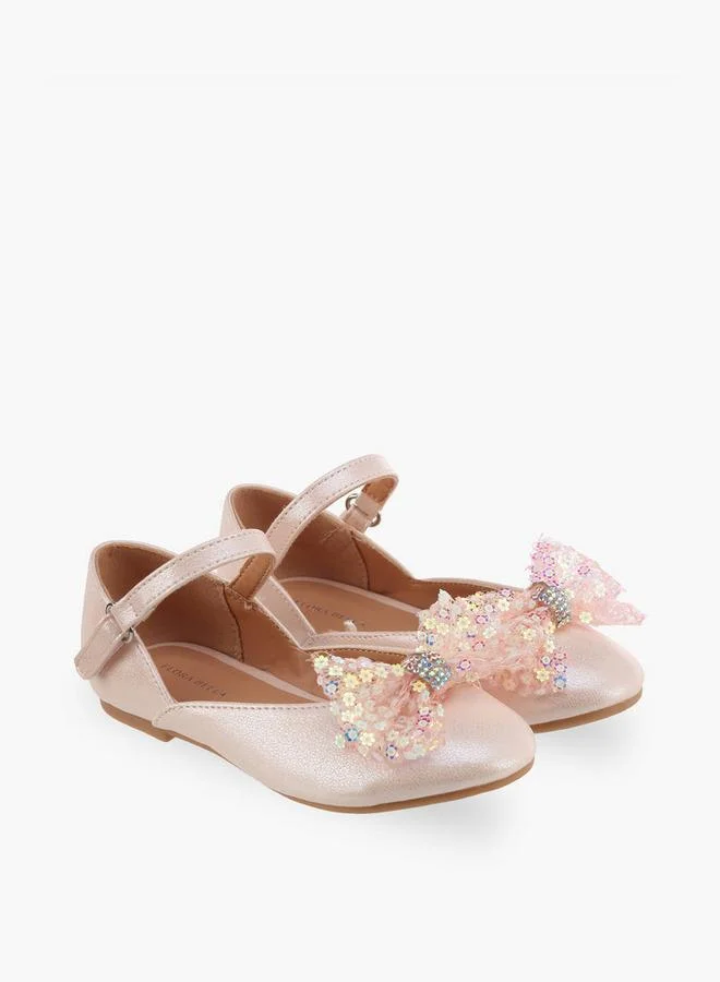 Flora Bella By Shoexpress Flora Bella Girls Hook & Loop Ballerina Shoes