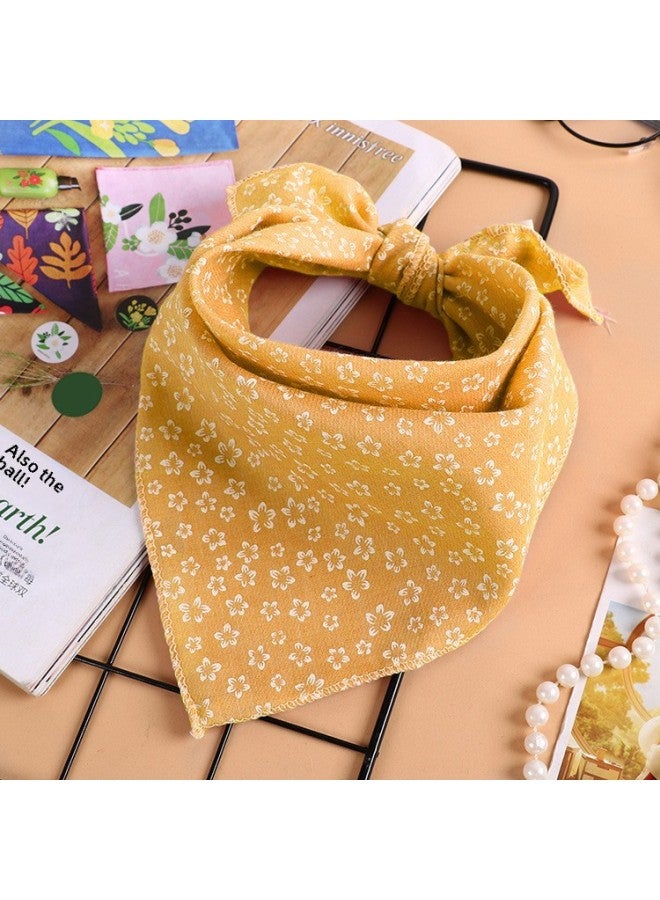 Of Polka Dot Printing Children's Small Square Scarf Boys And Girls Baby Scarf  Pet Scarf