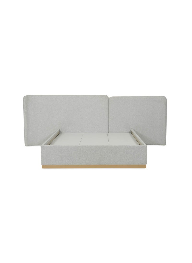 Pan Home 6 - Pieces Neymar  Bedroom Set 180X200 Cm - Grey  - Image 4