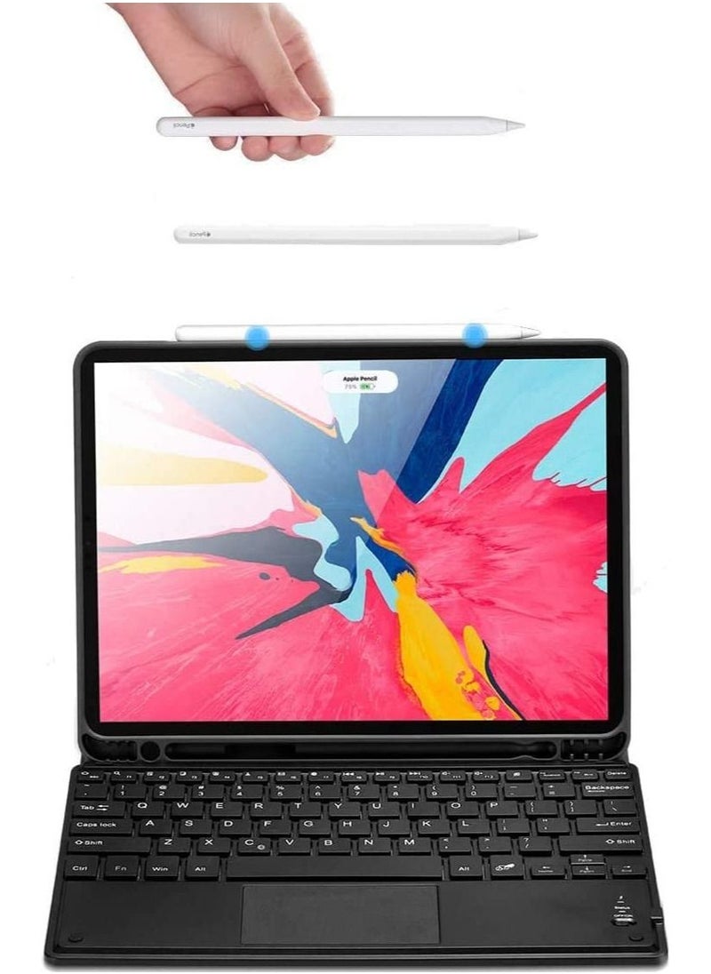 Arabest - Keyboard Case for New iPad 10 2022 10th Generation Detachable Wireless Touchpad Keyboard-Folio Stand Cover with Pencil Holder Ipad 10.9inch - Image 1