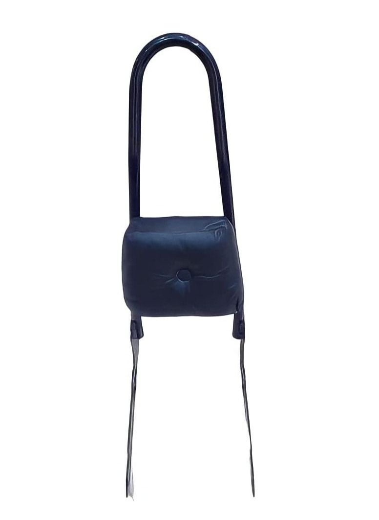 Generic Black leather backrest for the motorcycle  - Image 1