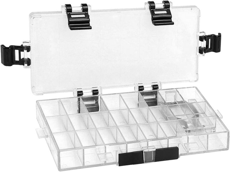 TRANSON Paint Storage Palette Box 24 Wells Airtight Stay Wet for Watercolor, Gouache, Acrylic and Oil Paint - Image 1