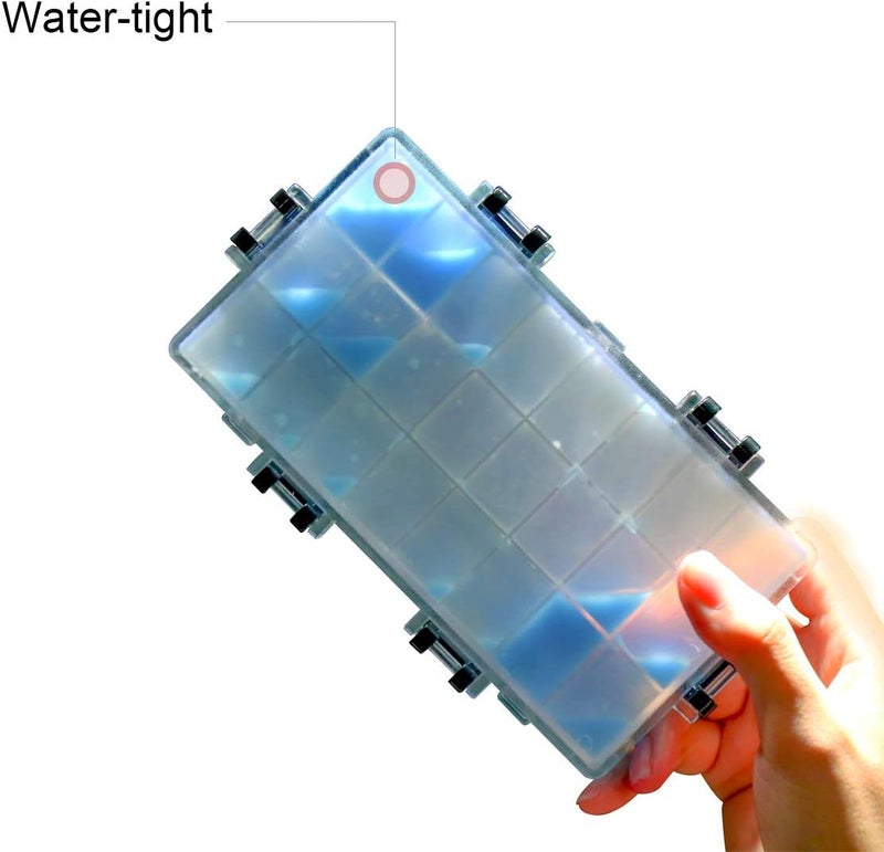 TRANSON Paint Storage Palette Box 24 Wells Airtight Stay Wet for Watercolor, Gouache, Acrylic and Oil Paint - Image 2