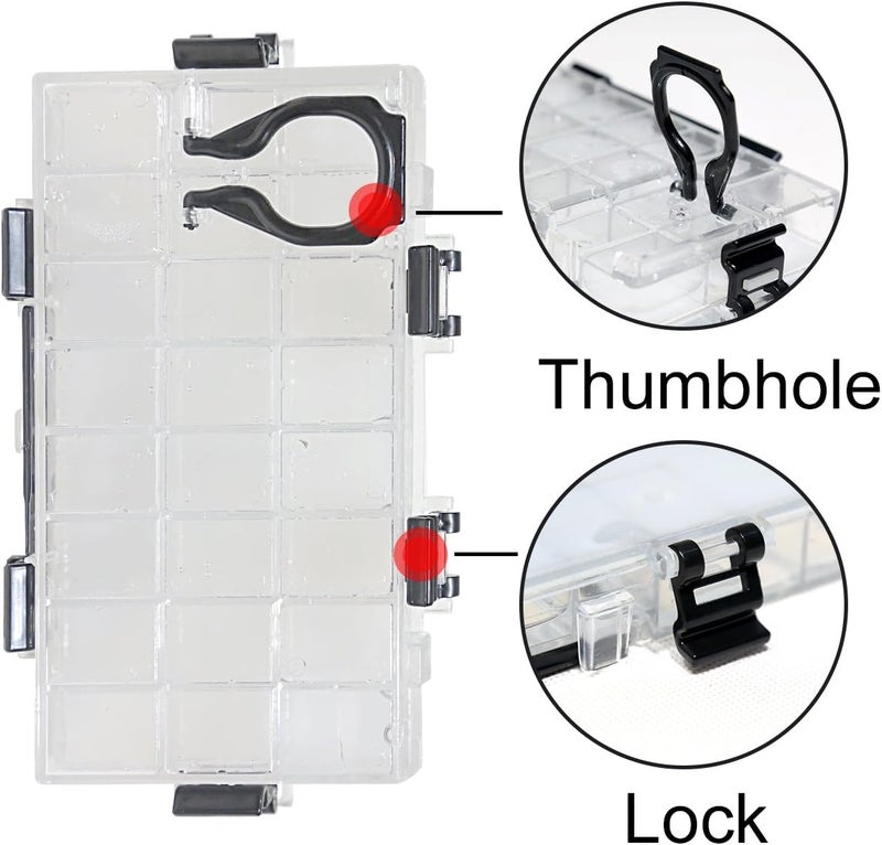 TRANSON Paint Storage Palette Box 24 Wells Airtight Stay Wet for Watercolor, Gouache, Acrylic and Oil Paint - Image 3