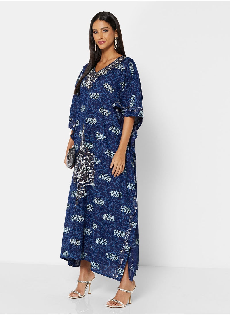 ARABIAN CLOSET EMBROIDERED KAFTAN  - Image 4