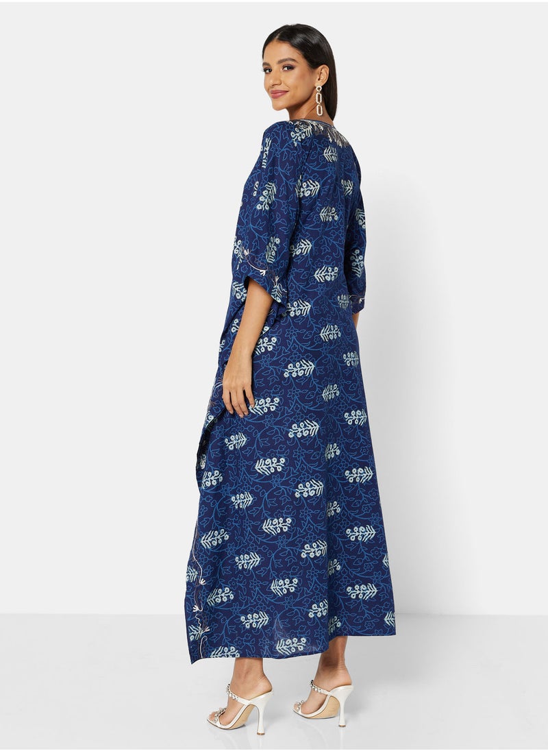ARABIAN CLOSET EMBROIDERED KAFTAN  - Image 2