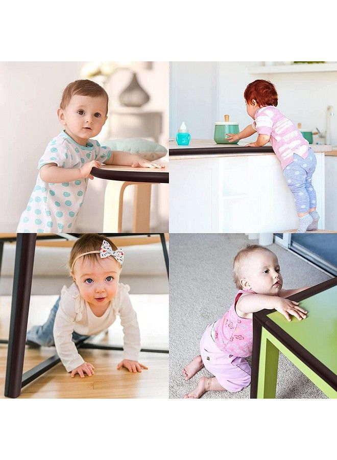 Leeonz Baby Proofing Edge Protector Soft Rubber Foam Table Bumper Guard 3M Taped Corners 6 Ft Edge Coffee Brown Heavyduty - Image 3