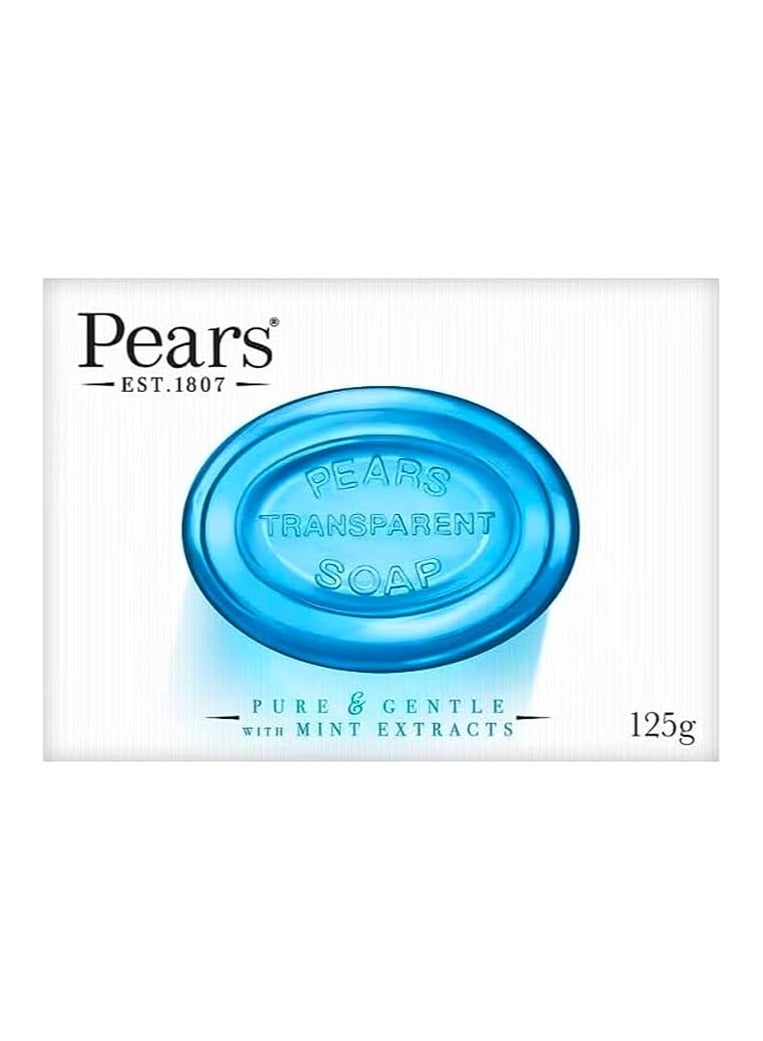 صابون بيرز النقي واللطيف 125 جرام بخلاصة النعناع