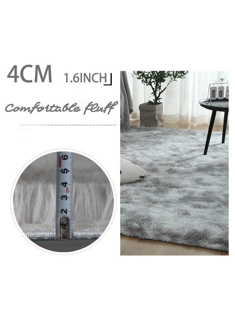 50x120cm  Fluffy Window Bench Cushion Pad, Not-Slip Floor Mat - Image 5