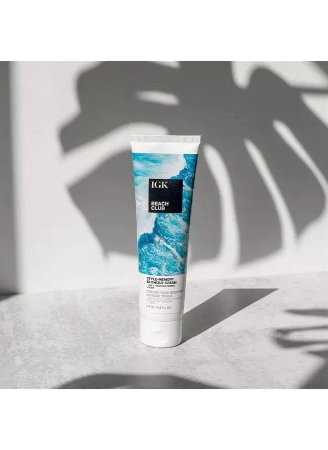 iGK BEACH CLUB Style-Memory Blowout Cream | Volume + Bounce + Heat Protectant | Vegan + Cruelty Free | 4.5 Oz  - Image 3