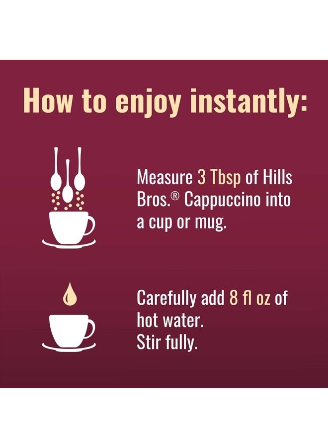 . Instant Cappuccino Mix, French Vanilla Cappuccino Mix, 16 oz