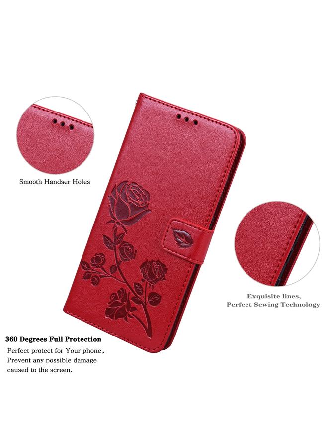 اس-توب جراب لهاتف Samsung Galaxy S22 5G، جراب هاتف جلدي منقوش باللون الوردي - Image 4