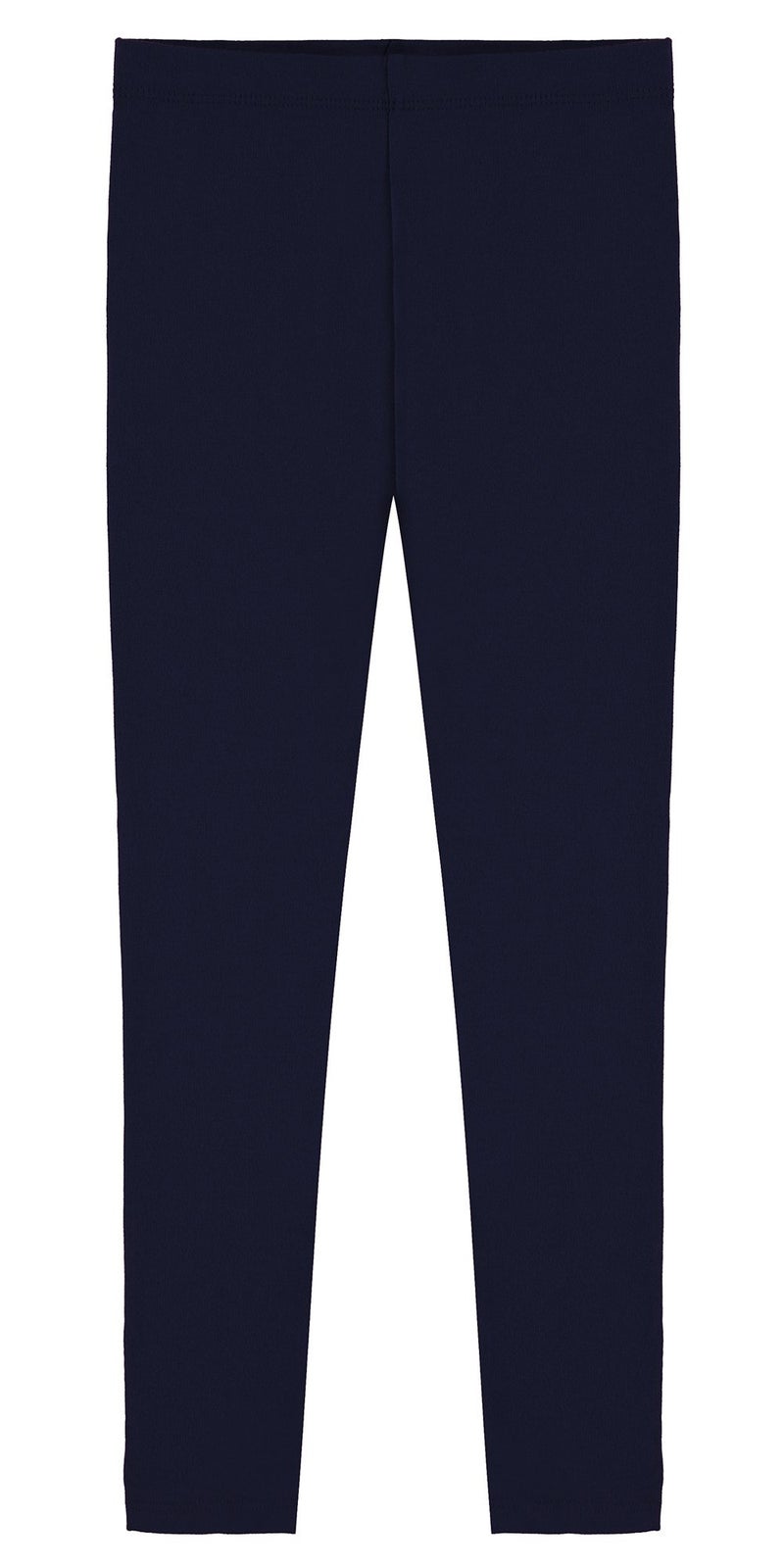 Popular Little Girl's Cotton Ankle Length Leggings - Navy - 4T - Image 1