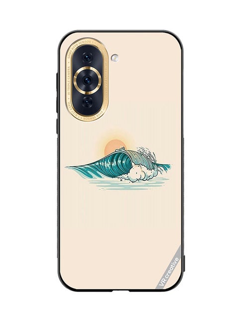 Protective Case Cover For Huawei Nova 10 Pro Waves Design Multicolour