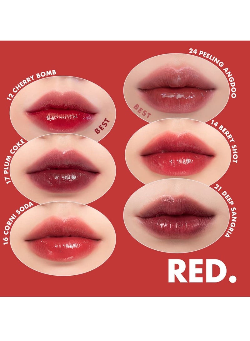 rom&nd Juicy Lasting Tint 18 Mulled Peach Pack Size 5.5g - Image 3