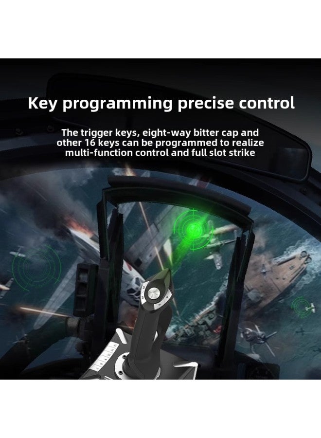 Lestat PXN-2119PRO Simulation Flight Controller Handle Support Windows 10/PC/P4/xbox-Product Color:PXN-2119 PRO - Image 4