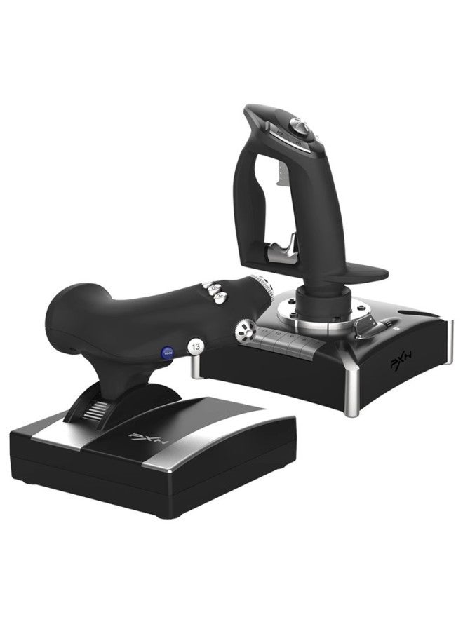 Lestat PXN-2119PRO Simulation Flight Controller Handle Support Windows 10/PC/P4/xbox-Product Color:PXN-2119 PRO - Image 1