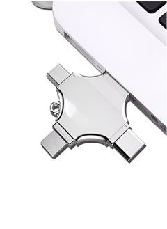 Generic USB Flash Drive High Speed 4 In 1 Multi-function OTG USB Flash Drive Type-C Pen drive 3.0 Memory Disk For iPad Android iOS PC 128GB  - Image 1