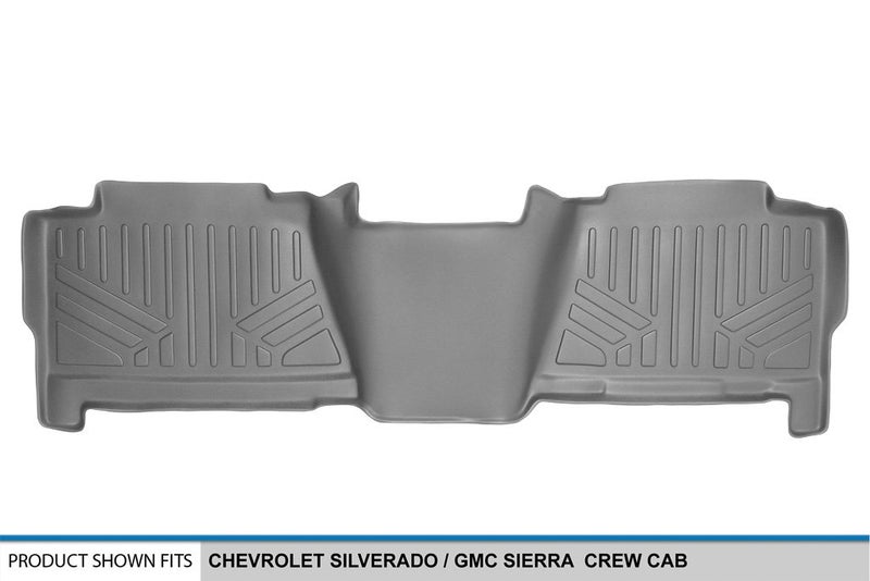 MAX LINER MAXLINER Floor Mats 2nd Row Liner Grey for 2001-2006 Chevrolet/GMC / Cadillac Pick-Up and SUV - 2007 Classic Truck Models - Image 3