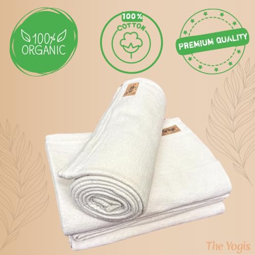 The Yogis 100% Organic Eco-Friendly Cotton Iyengar Yoga Blanket Pune yoga blanket, | Weight - 1500 grm | Yoga props, yoga blanket thick, yoga blanket for restorative yoga - With Yoga Belt - Image 2