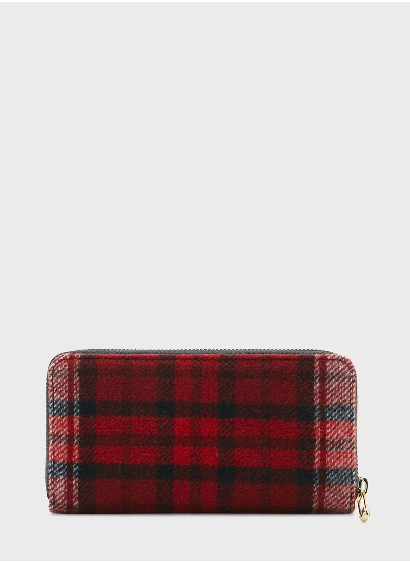 TOMMY HILFIGER Round Zip Lock Wallet