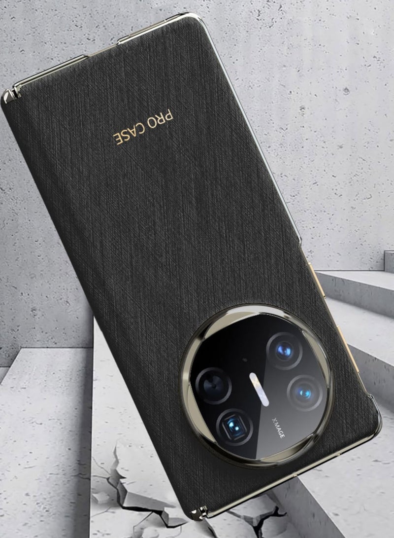 عام غطاء لهواوي ميت إكس 6: أنيق، خفيف الوزن، فائق الرقة، مقاوم للصدمات من الجلد، حماية للمفصل. - Image 4