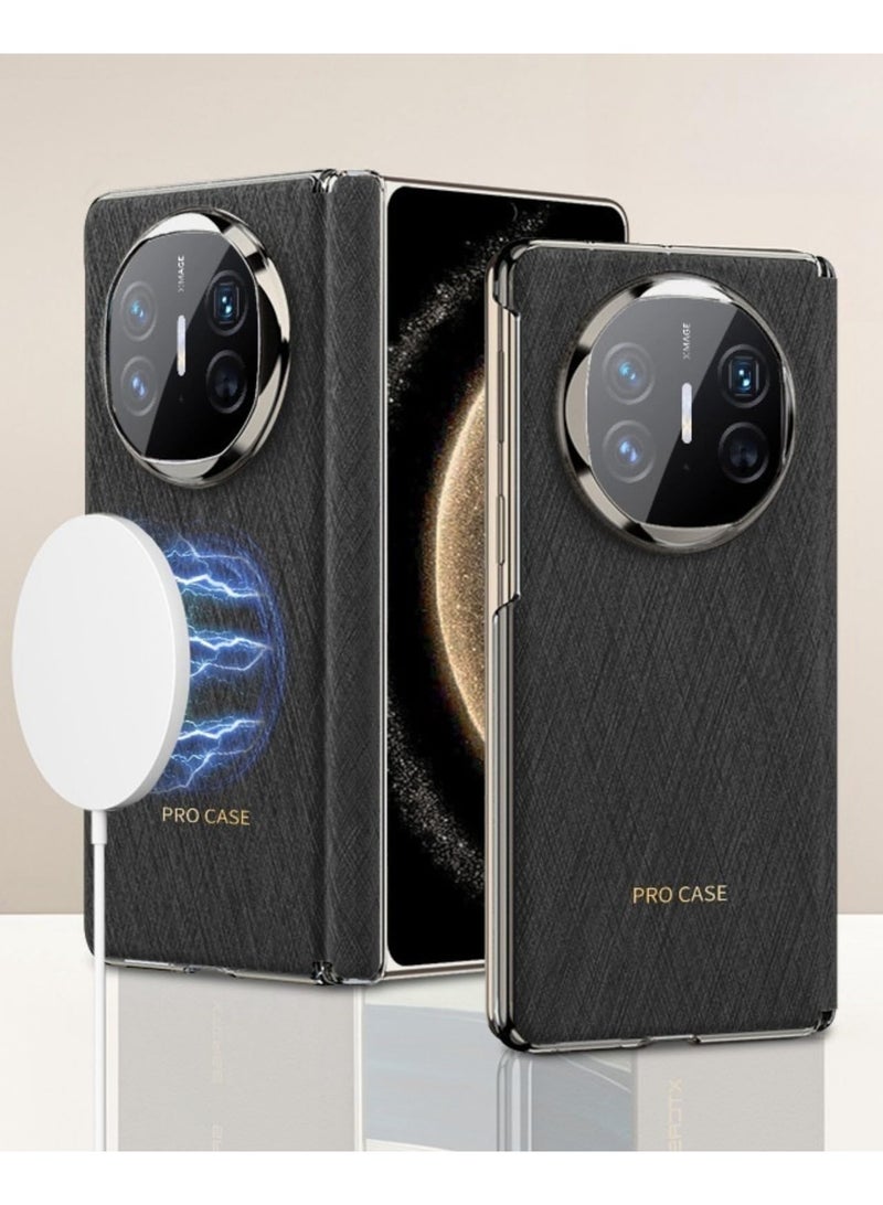 عام غطاء لهواوي ميت إكس 6: أنيق، خفيف الوزن، فائق الرقة، مقاوم للصدمات من الجلد، حماية للمفصل. - Image 1