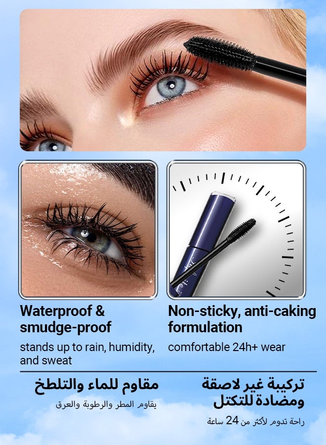 بي أو بي ماسكارا BOB® مقاومة للماء سريعة الجفاف – تدوم حتى 24 ساعة، لتكثيف الرموش وتحديدها وتجعيدها - Image 3