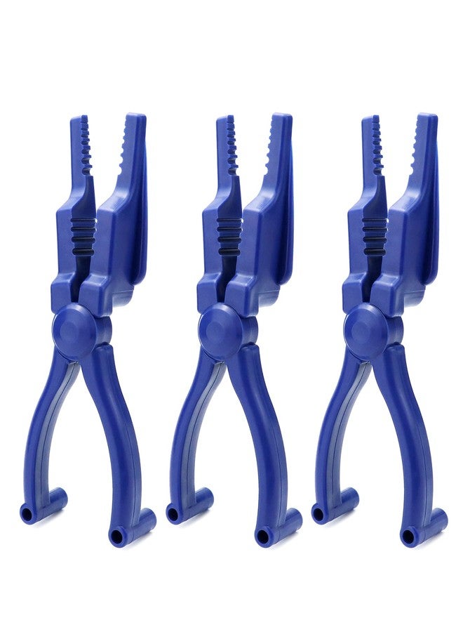 QWORK Plastic Secure Nail Tamper Finger Joint Pliers, 3 Packs Safety Nails Anti-smashing finger Joint Pliers for Safer Hammering of Nails - Image 1