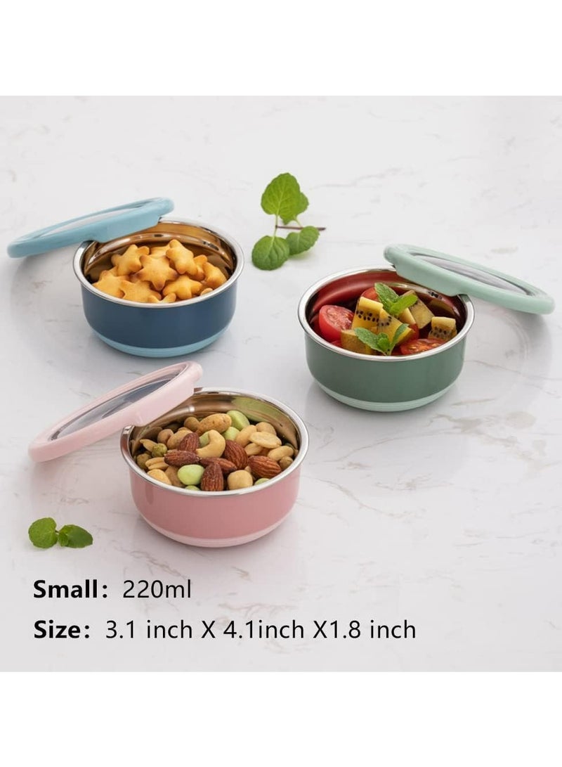 أوزيغالور 7.5 أوز معدات لصنع الصلادة للمرقدات، كؤوس الصلصة المعدنية مع الغطاء محكمة، كؤوس المرقدات غير السريعة. - Image 2