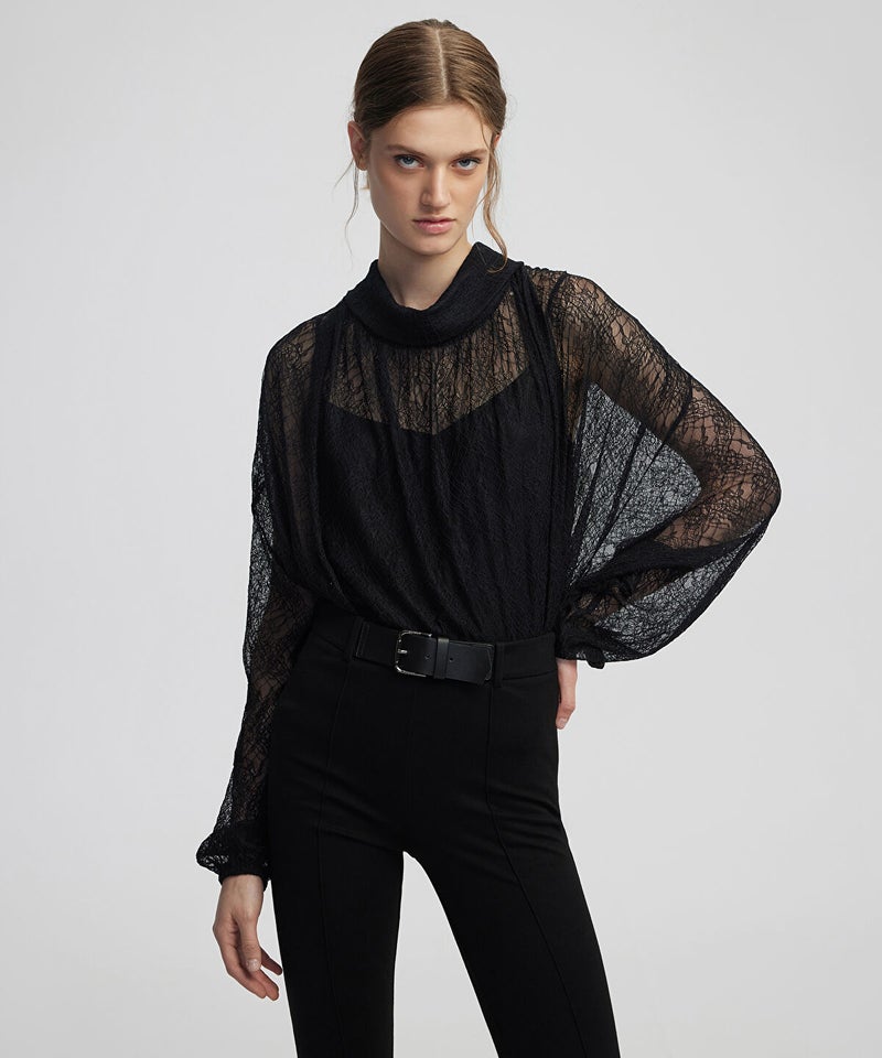 Ipekyol Layered Lace Blouse - Image 1