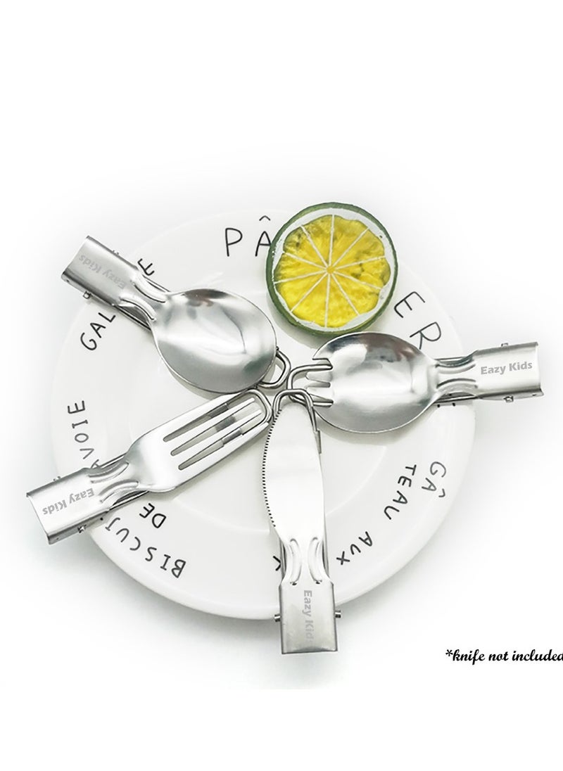 Eazy Kids Folding Spork, Spoon And Fork Combo  - Image 2