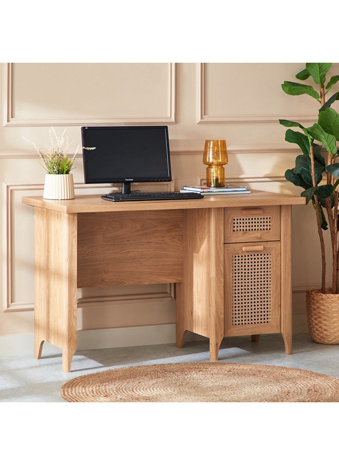 Home Box - Java 1-Drawer Study Desk With Door 60 x 75 x 120 cm - Image 1