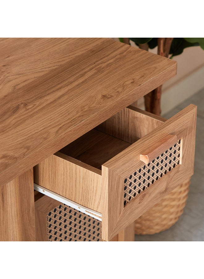 Home Box - Java 1-Drawer Study Desk With Door 60 x 75 x 120 cm - Image 1