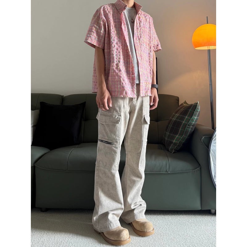 Unisex Casual Daily Denim Jeans - Image 5