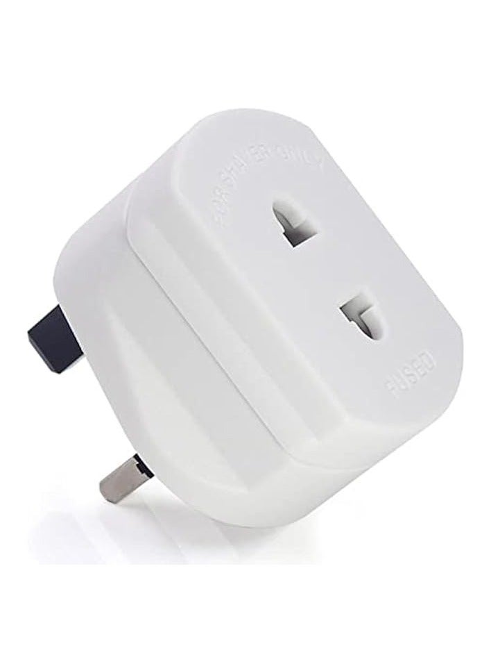 erorex Universal EU 2 Pin to UK 3 Pin Plug AC Adapter Travel Converter Standard Input Plug 1A Fuse Visit the Store  - Image 2