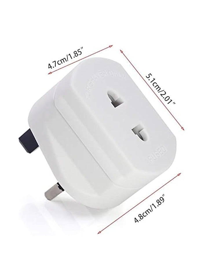 erorex Universal EU 2 Pin to UK 3 Pin Plug AC Adapter Travel Converter Standard Input Plug 1A Fuse Visit the Store  - Image 3