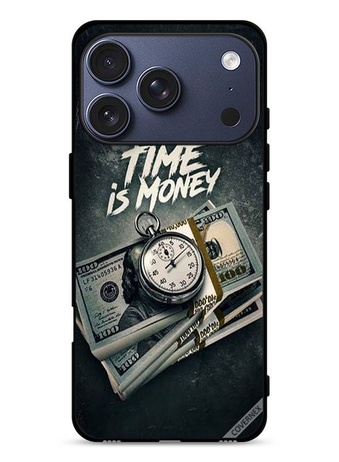Covernex Apple iPhone 17 Pro Protective Case Cover Time Is Money - Image 1
