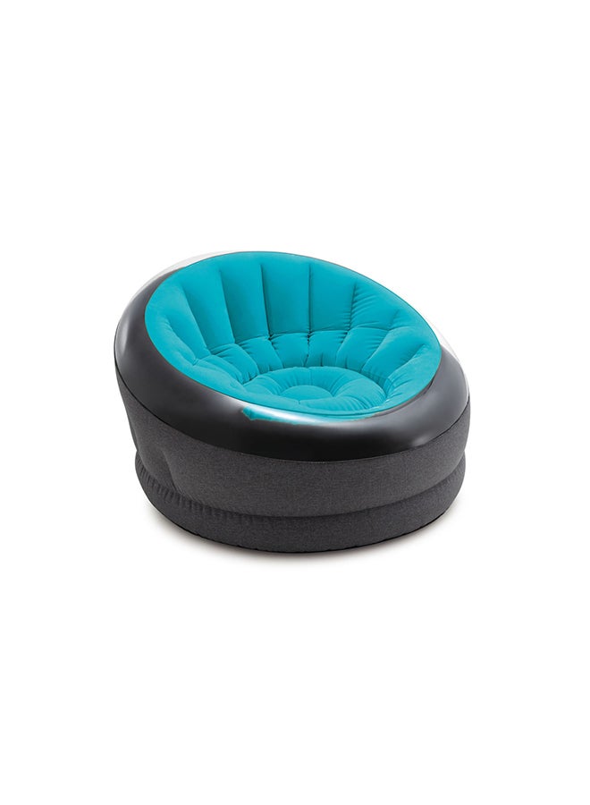 INTEX 1 Piece Empire Chair - An Inviting Splash Of Color And Comfort - Assorted - Color May Vary Blue/Black - Image 2