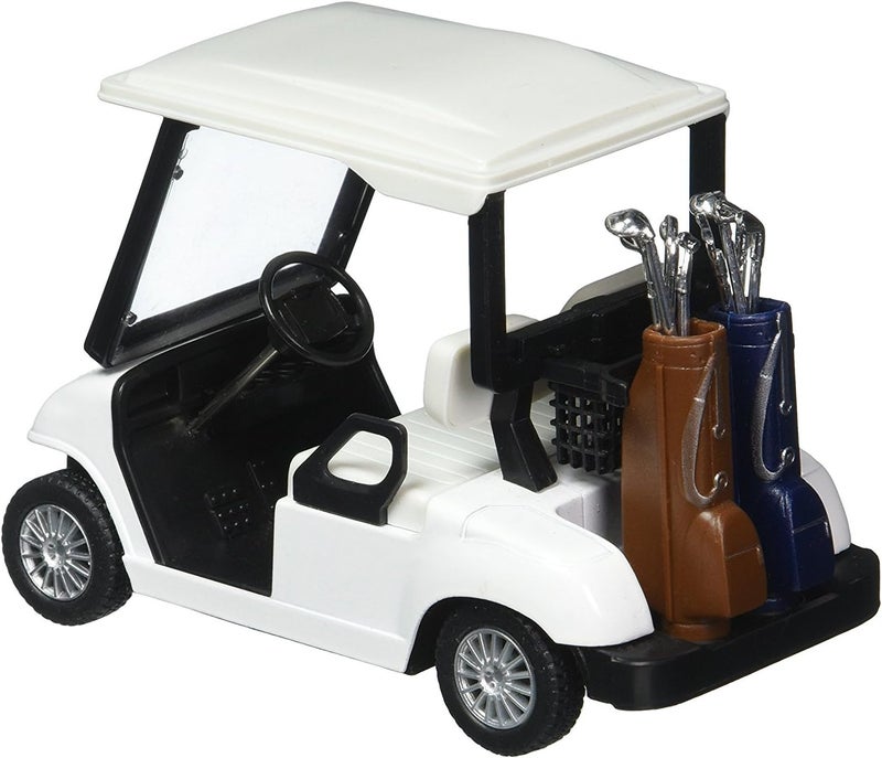 KinsFun - Golf Cart 4½" Die Cast Metal Model Pullback Action Toy (No Decal) - Image 2