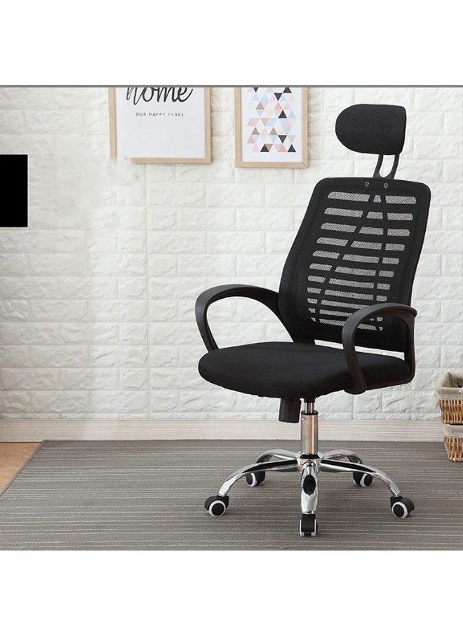 JCB CHIC Office Chair,Comfort Ergonomic Height Adjustable Desk Chair with Lumbar Support Backrest Black  - Image 1