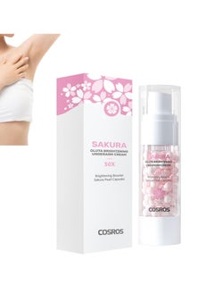 SAKURA Sakura Gluta Brightening Booster Cream, Sakura Underarm Whitening Cream, Sakura Pearl Capsule, Brightening Booster Sakura Pearl Capsules, Cosros Sakura Gluta Brightening Underarm Cream (1pcs)  - Image 1
