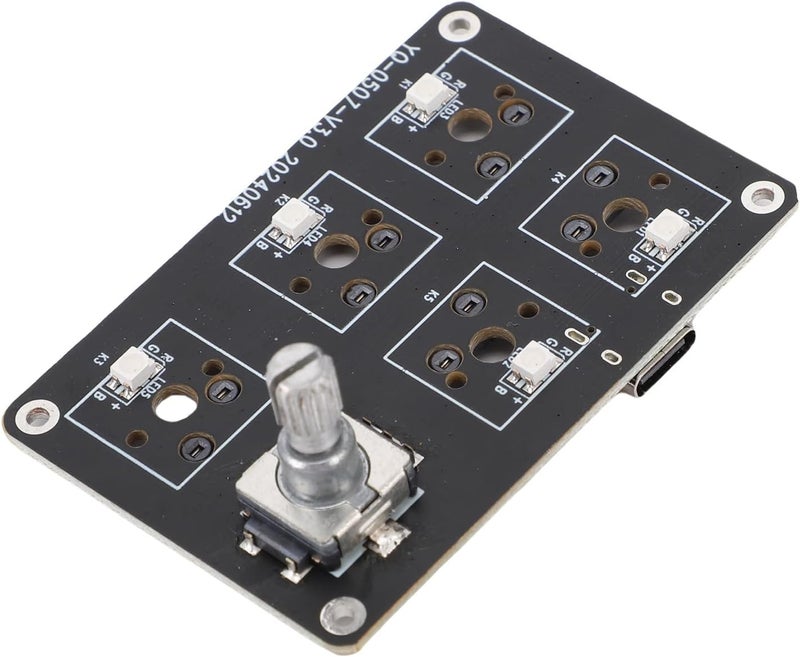 High strength upgraded material YWBL-WH 5 Keys Macro Keypad, Fully Programmable Hot Swappable Mechanical Switch Keyboard with Rotatable Knob Voice Control, for 3D Printer Trusted all-purpose quality Simple practical structure Classic design alternatives Global production standard crafted Anti slip Precision made Scratch resistant Sand resistant Big & small space compatible Easy assemble alternatives Water rust proof Long term storage compatible Safe silicone build Upgraded simple practical design Ready post purchase fulfill Workday cycle fulfillment Long term heavy use compatible Home & professional compatible Globally selected raw material Upgraded general material Economical varied design options Rack sorted local inventory Wide range usage design Global assemble options - Image 3